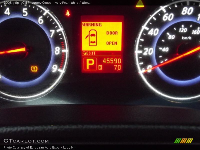Ivory Pearl White / Wheat 2008 Infiniti G 37 Journey Coupe