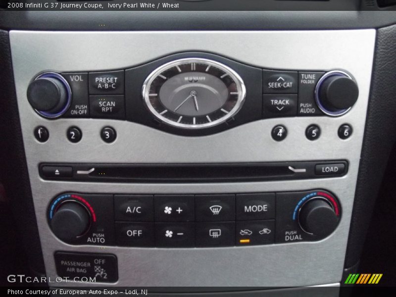 Ivory Pearl White / Wheat 2008 Infiniti G 37 Journey Coupe