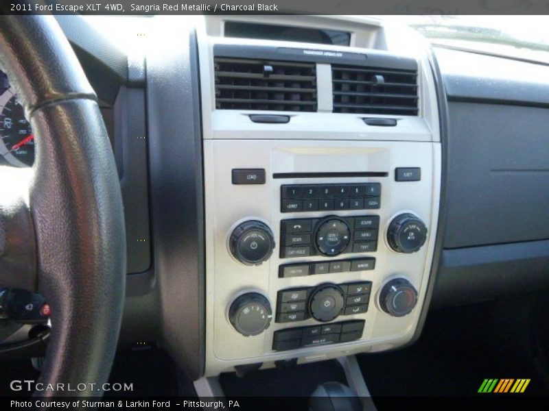 Sangria Red Metallic / Charcoal Black 2011 Ford Escape XLT 4WD