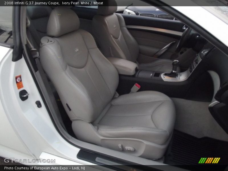 Ivory Pearl White / Wheat 2008 Infiniti G 37 Journey Coupe