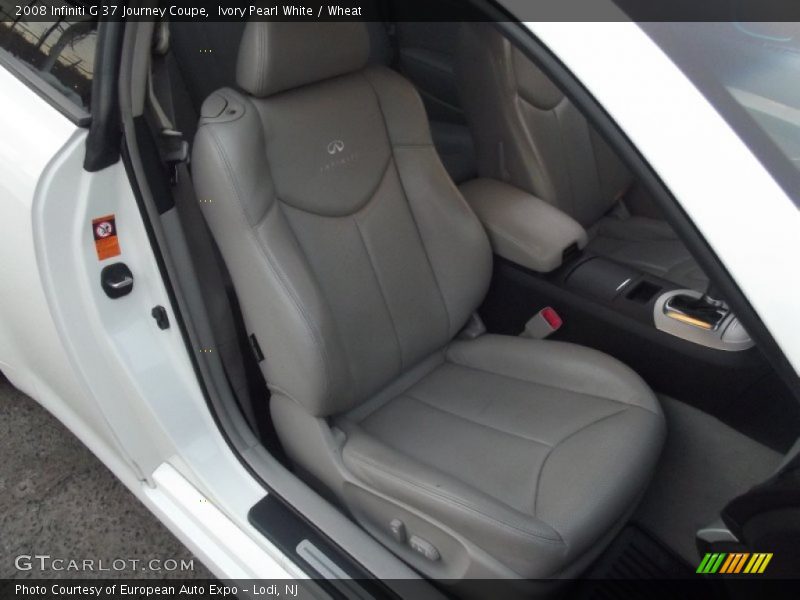 Ivory Pearl White / Wheat 2008 Infiniti G 37 Journey Coupe