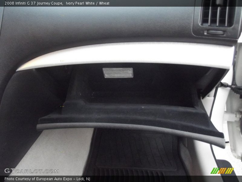 Ivory Pearl White / Wheat 2008 Infiniti G 37 Journey Coupe