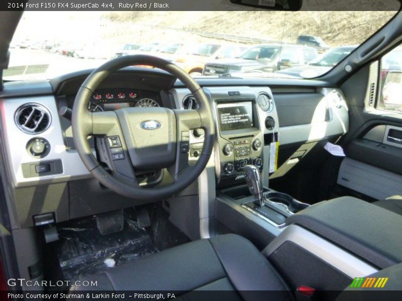  2014 F150 FX4 SuperCab 4x4 Black Interior