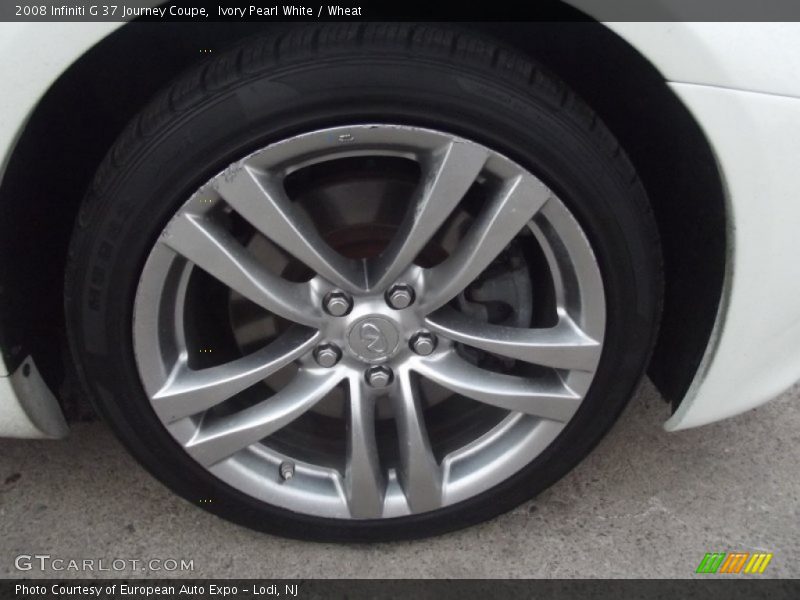 Ivory Pearl White / Wheat 2008 Infiniti G 37 Journey Coupe