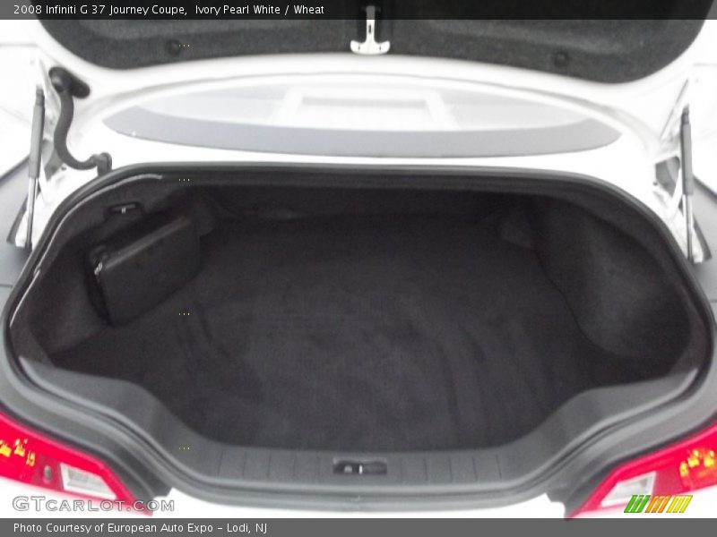 Ivory Pearl White / Wheat 2008 Infiniti G 37 Journey Coupe