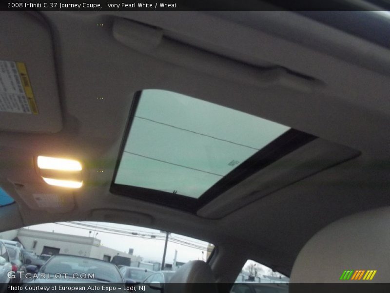 Ivory Pearl White / Wheat 2008 Infiniti G 37 Journey Coupe