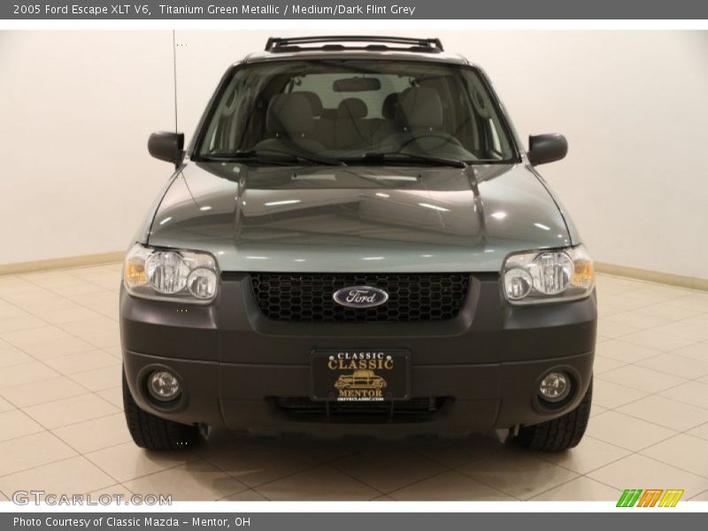 Titanium Green Metallic / Medium/Dark Flint Grey 2005 Ford Escape XLT V6