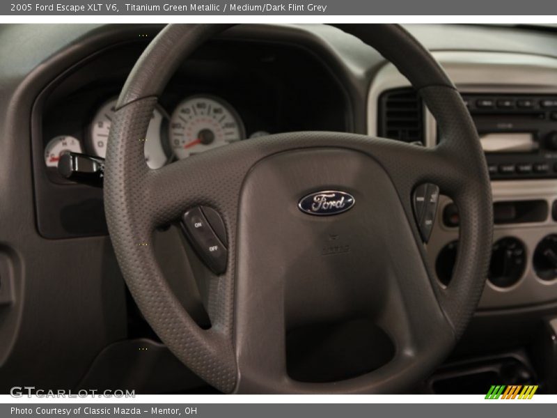 Titanium Green Metallic / Medium/Dark Flint Grey 2005 Ford Escape XLT V6