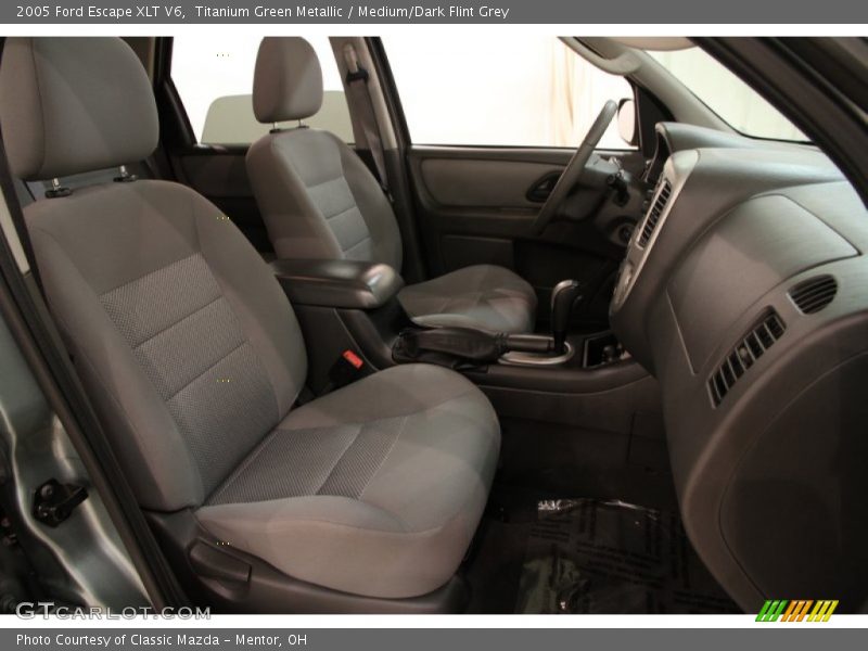 Titanium Green Metallic / Medium/Dark Flint Grey 2005 Ford Escape XLT V6