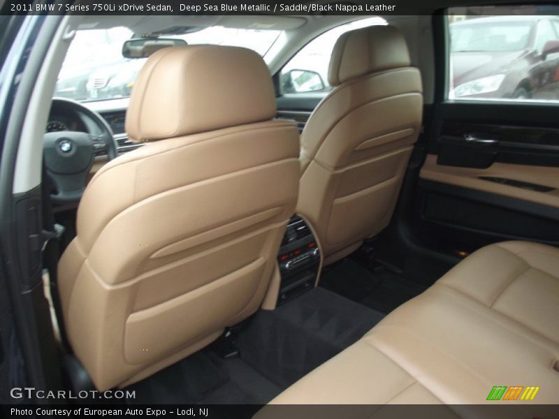 Deep Sea Blue Metallic / Saddle/Black Nappa Leather 2011 BMW 7 Series 750Li xDrive Sedan