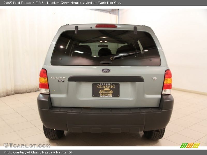 Titanium Green Metallic / Medium/Dark Flint Grey 2005 Ford Escape XLT V6