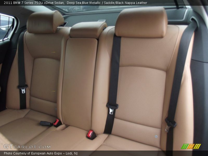 Deep Sea Blue Metallic / Saddle/Black Nappa Leather 2011 BMW 7 Series 750Li xDrive Sedan