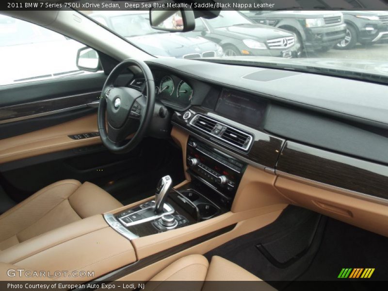 Deep Sea Blue Metallic / Saddle/Black Nappa Leather 2011 BMW 7 Series 750Li xDrive Sedan
