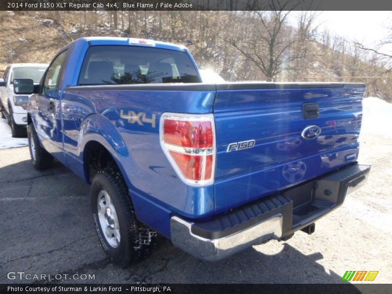 Blue Flame / Pale Adobe 2014 Ford F150 XLT Regular Cab 4x4