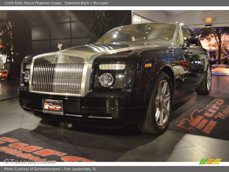 Diamond Black / Moccasin 2009 Rolls-Royce Phantom Coupe