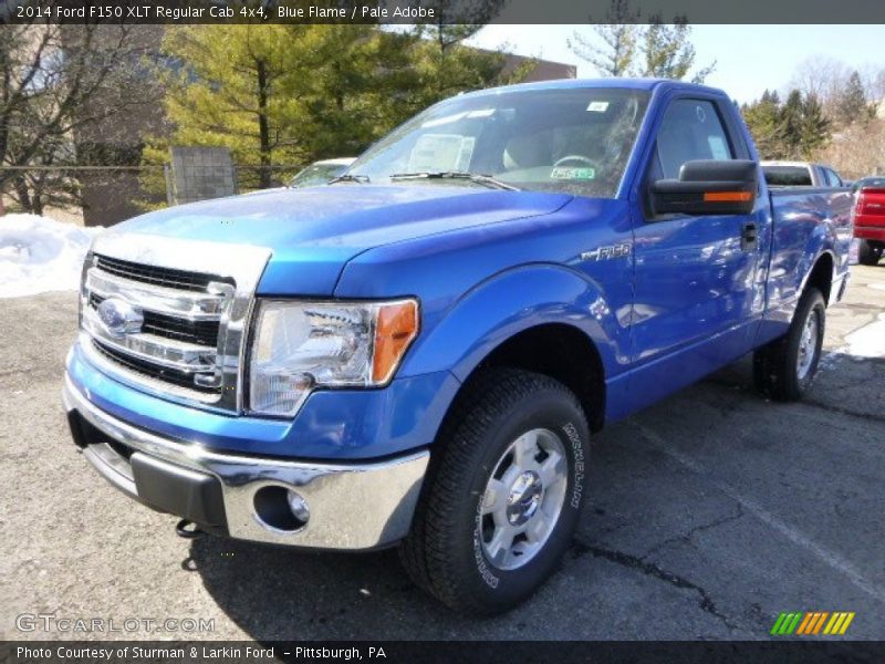Front 3/4 View of 2014 F150 XLT Regular Cab 4x4