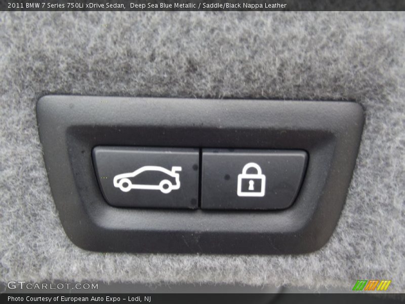 Deep Sea Blue Metallic / Saddle/Black Nappa Leather 2011 BMW 7 Series 750Li xDrive Sedan