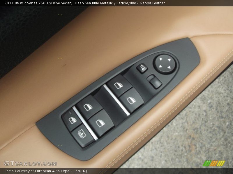 Deep Sea Blue Metallic / Saddle/Black Nappa Leather 2011 BMW 7 Series 750Li xDrive Sedan