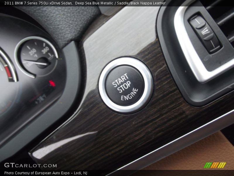 Deep Sea Blue Metallic / Saddle/Black Nappa Leather 2011 BMW 7 Series 750Li xDrive Sedan