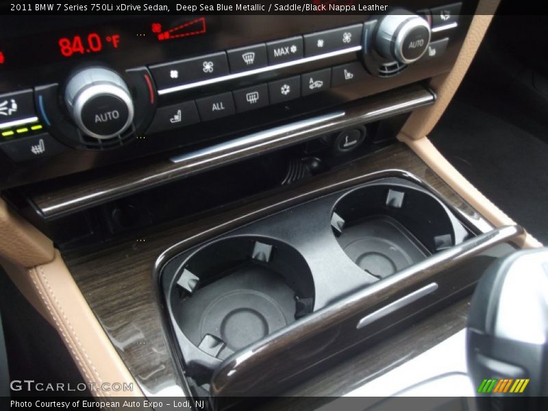 Deep Sea Blue Metallic / Saddle/Black Nappa Leather 2011 BMW 7 Series 750Li xDrive Sedan