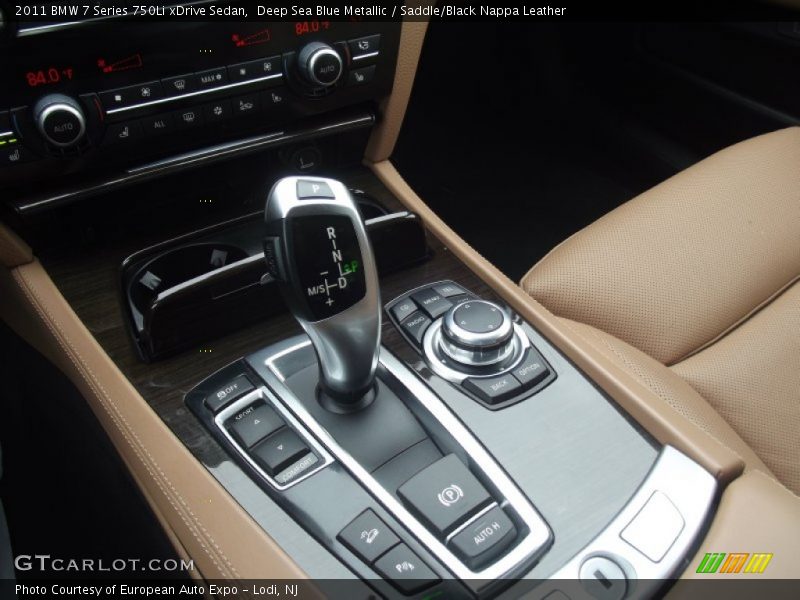 Deep Sea Blue Metallic / Saddle/Black Nappa Leather 2011 BMW 7 Series 750Li xDrive Sedan