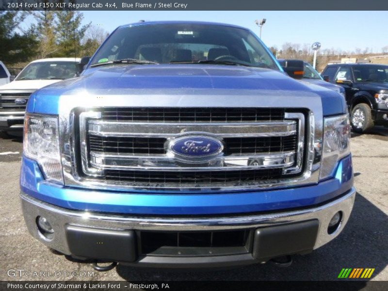 Blue Flame / Steel Grey 2014 Ford F150 XLT Regular Cab 4x4