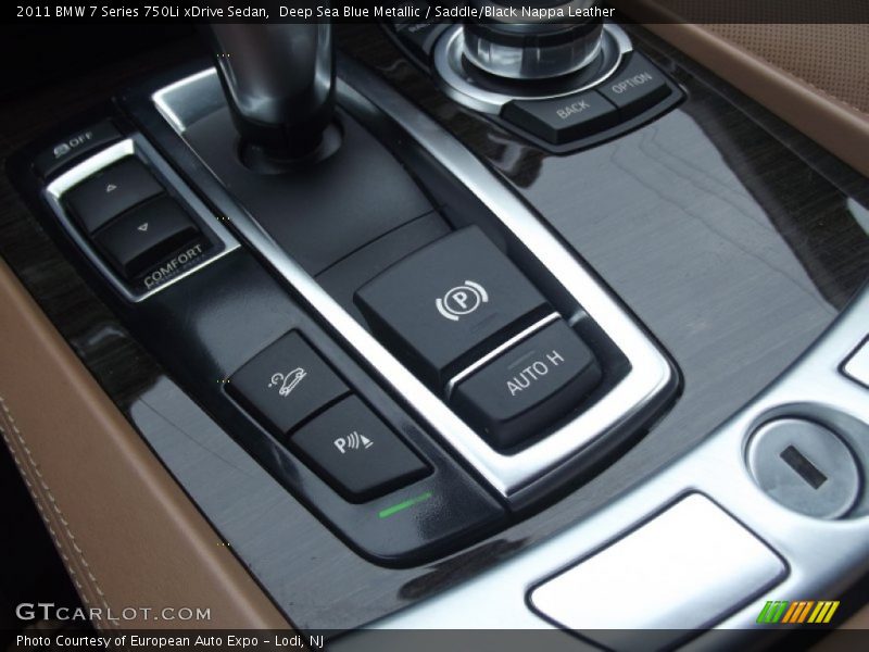 Deep Sea Blue Metallic / Saddle/Black Nappa Leather 2011 BMW 7 Series 750Li xDrive Sedan