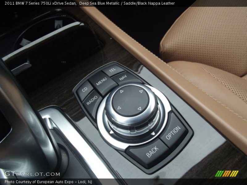 Deep Sea Blue Metallic / Saddle/Black Nappa Leather 2011 BMW 7 Series 750Li xDrive Sedan