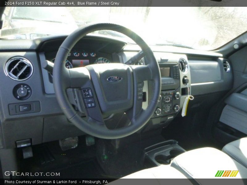 Blue Flame / Steel Grey 2014 Ford F150 XLT Regular Cab 4x4