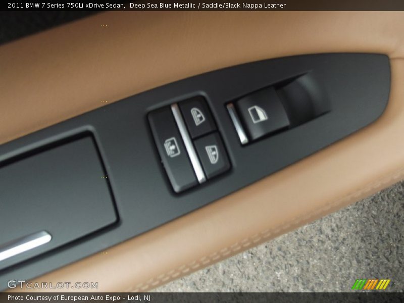 Deep Sea Blue Metallic / Saddle/Black Nappa Leather 2011 BMW 7 Series 750Li xDrive Sedan