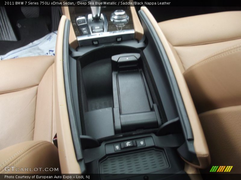 Deep Sea Blue Metallic / Saddle/Black Nappa Leather 2011 BMW 7 Series 750Li xDrive Sedan
