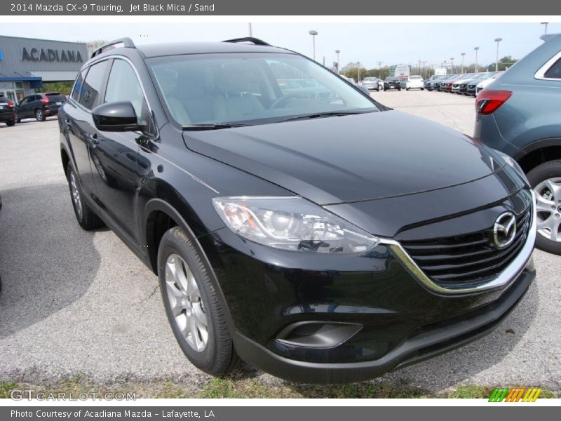 Jet Black Mica / Sand 2014 Mazda CX-9 Touring