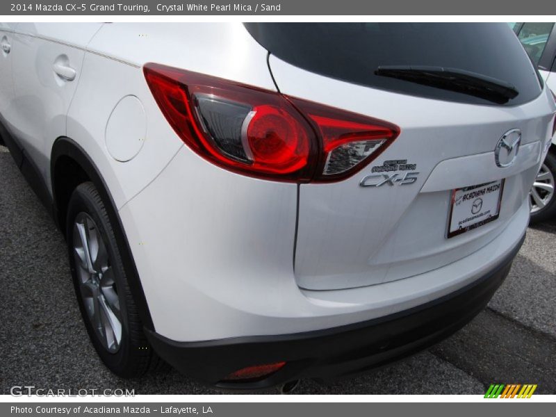 Crystal White Pearl Mica / Sand 2014 Mazda CX-5 Grand Touring