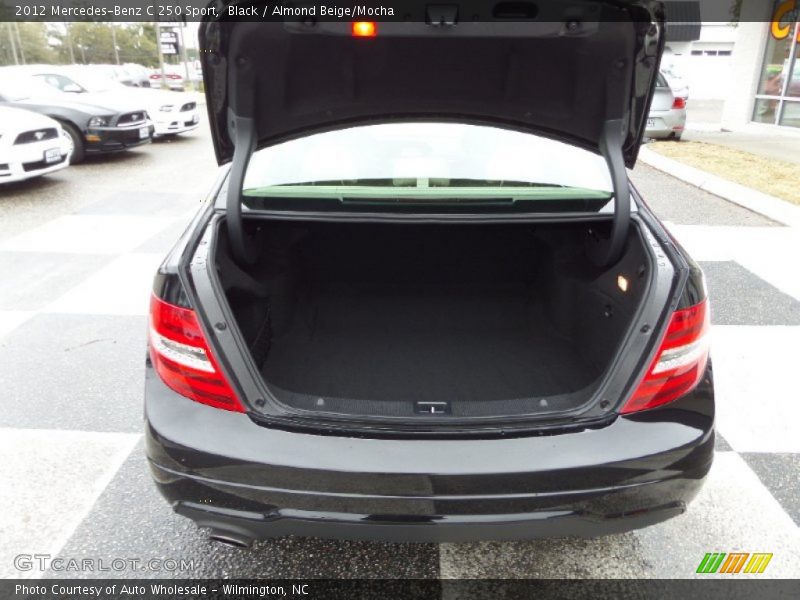 Black / Almond Beige/Mocha 2012 Mercedes-Benz C 250 Sport