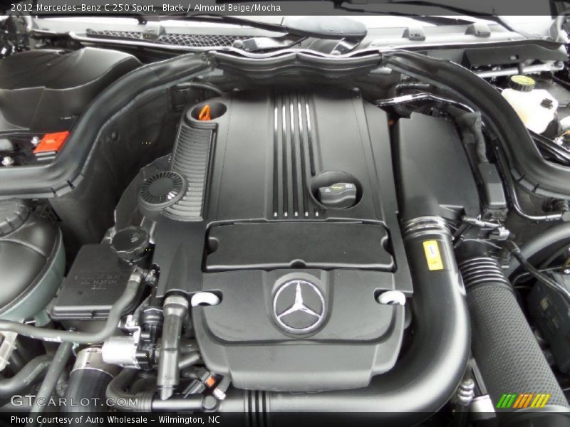 Black / Almond Beige/Mocha 2012 Mercedes-Benz C 250 Sport