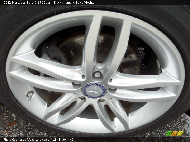 Black / Almond Beige/Mocha 2012 Mercedes-Benz C 250 Sport
