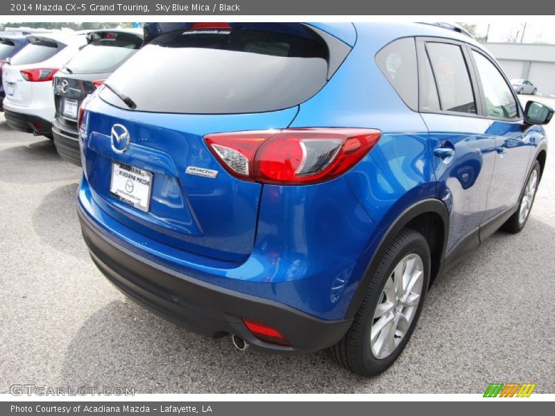 Sky Blue Mica / Black 2014 Mazda CX-5 Grand Touring