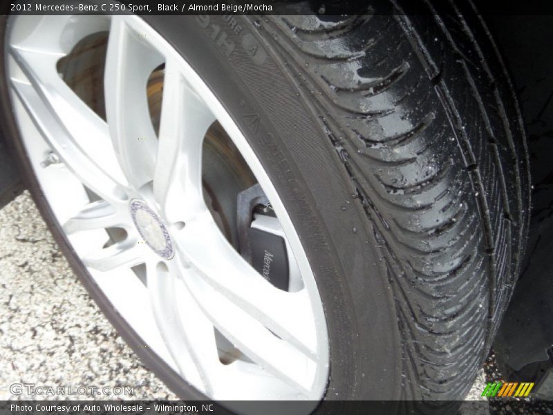 Black / Almond Beige/Mocha 2012 Mercedes-Benz C 250 Sport