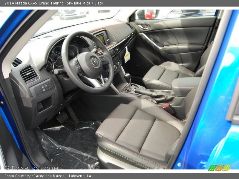 Sky Blue Mica / Black 2014 Mazda CX-5 Grand Touring