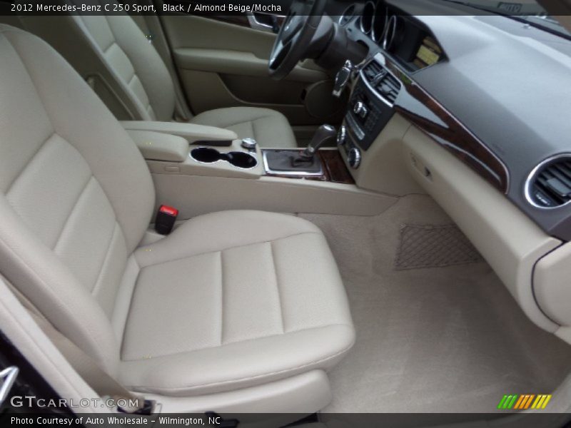 Black / Almond Beige/Mocha 2012 Mercedes-Benz C 250 Sport