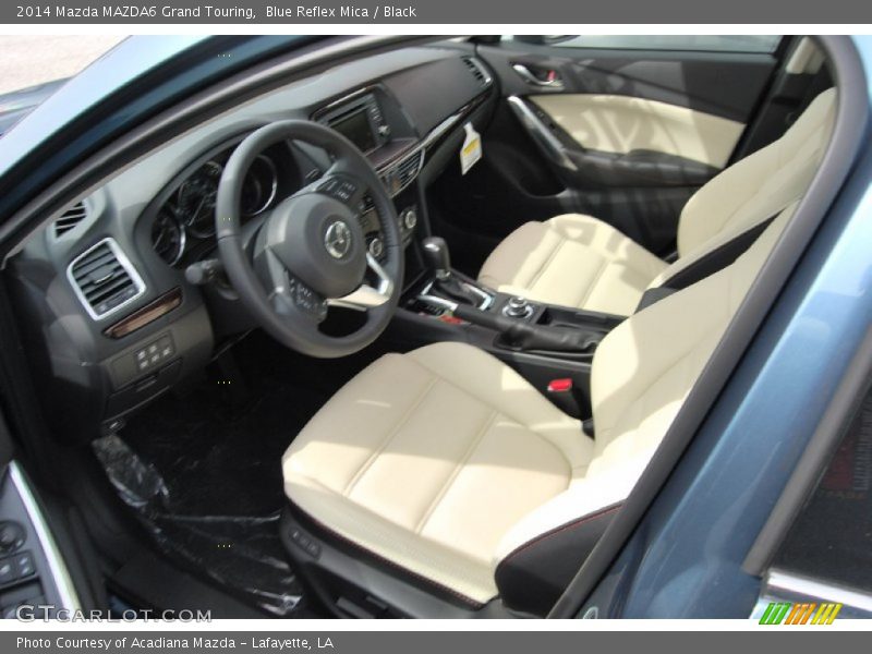 Blue Reflex Mica / Black 2014 Mazda MAZDA6 Grand Touring