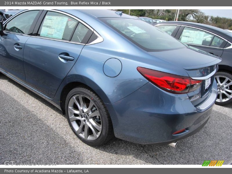 Blue Reflex Mica / Black 2014 Mazda MAZDA6 Grand Touring
