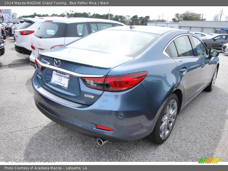 Blue Reflex Mica / Black 2014 Mazda MAZDA6 Grand Touring