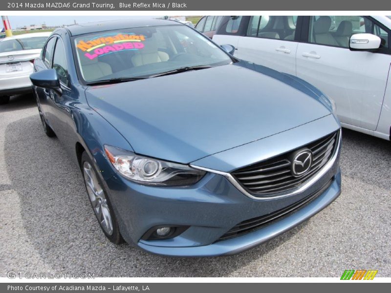 Blue Reflex Mica / Black 2014 Mazda MAZDA6 Grand Touring