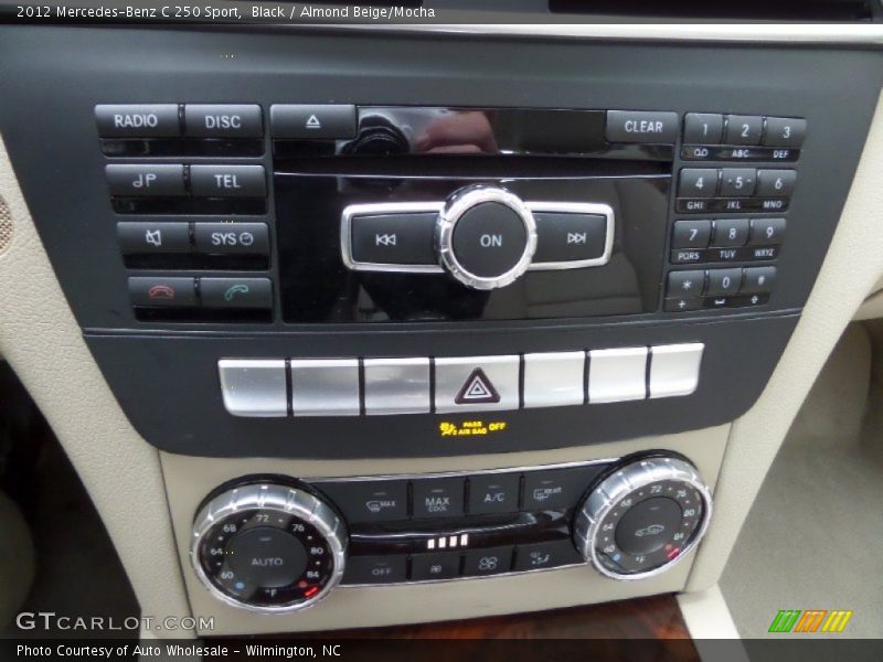 Black / Almond Beige/Mocha 2012 Mercedes-Benz C 250 Sport