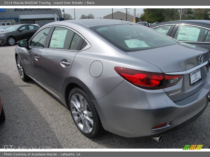 Liquid Siver Metallic / Black 2014 Mazda MAZDA6 Touring