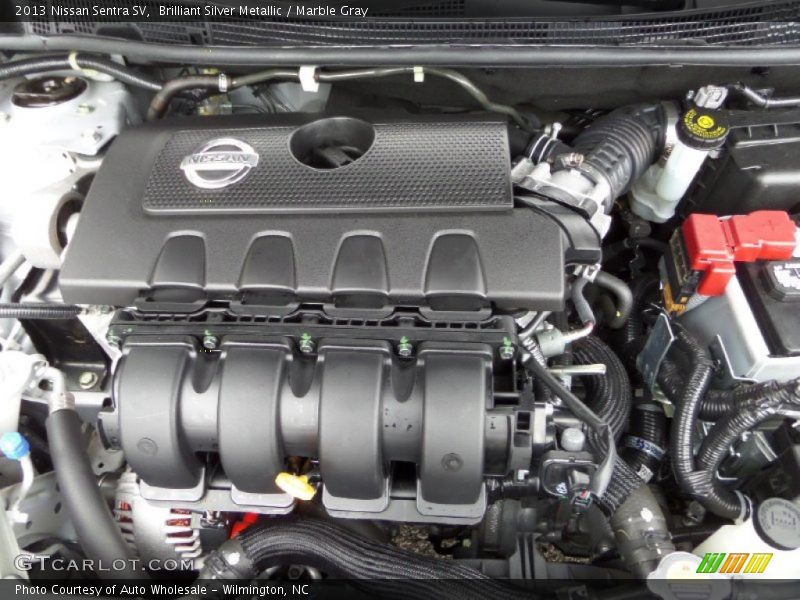 Brilliant Silver Metallic / Marble Gray 2013 Nissan Sentra SV