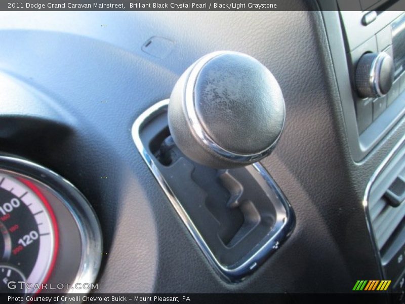 Brilliant Black Crystal Pearl / Black/Light Graystone 2011 Dodge Grand Caravan Mainstreet