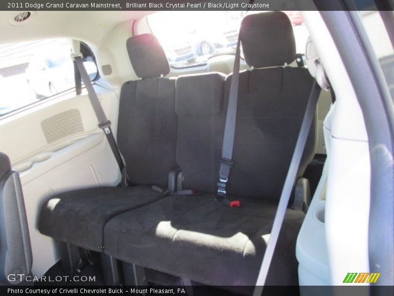Brilliant Black Crystal Pearl / Black/Light Graystone 2011 Dodge Grand Caravan Mainstreet
