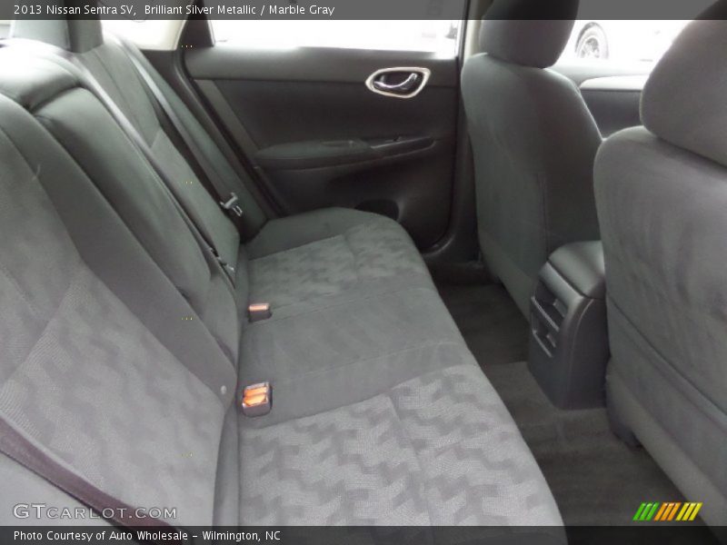 Brilliant Silver Metallic / Marble Gray 2013 Nissan Sentra SV